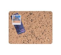 Bi-Office Tableau en Liège Sans Cadre Eco, 40x30 cm, Liège Double-face et Liège avec EVA Noir, Rectangulaire, Sans Cadre