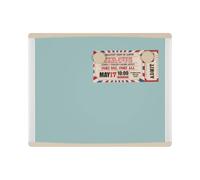 Bi-Office Tableau magnétique Inka Olive Tree, 35,5x28cm, Surface en Acier Laqué, Cadre en aluminium et plastique beige