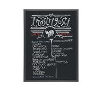 Bi-Office Tableau noir classique- cadre noir- 900 x 600 mm