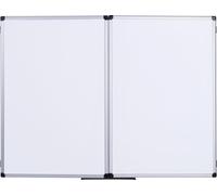 Bi-Office Tableau pliable Trio "Maya" émaillé 900 x 600 mm blanc