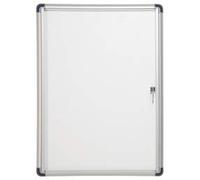 Bi-Office Vitrine d'affichage VT630109660 - Intérieure 9 x A4 Acier émaillé Blanc