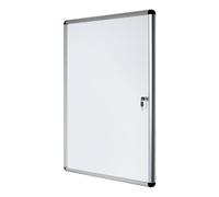 Bi-Office Vitrine d'affichage intérieur 9 feuilles A4 - Porte battante - Fond magnétique