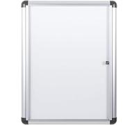Bi-Office Vitrine d'Affichage Interieur Enclore Extra, Tableau Blanc Magnétique Verrouillable, Taille: 532 x 686 mm - 4xA4 (Lot de 5)