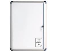 Bi-Office VT610109660 Panneau d'affichage fixe Aluminium, Blanc Aluminium, Acier émaillé
