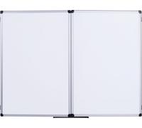 Bi-Office Whiteboard Trio Earth-It Maya Dimensions de la surface : 90 x 60 cm (l x h) Matière : acier Couleur : blanc