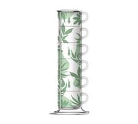 Bialetti Primavera Set De 6 Tasses À Espresso Sur Pied - Vert