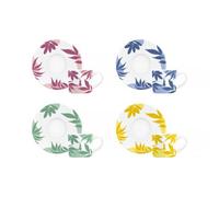8006363042925 Bialetti - Primavera - Set of 4 Cups and Saucers Bialetti