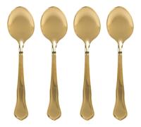 Bialetti Set de 4 cuillères à café Pure Gold