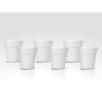 Bialetti Tasses à expresso Y0TZ502 — porcelaine blanche — lot de 6