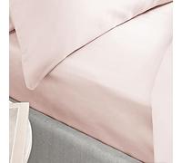 Bianca Drap-Housse Simple, Coton, Rose poudré, Simple