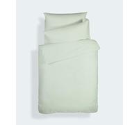Bianca Plain Dyed Light Green Parure de lit 135 cm 100% Coton Percale