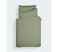 Bianca Plain Dyed Military Green Parure de Couette 140x220+65x65