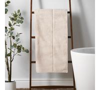 Bianca Zero Twist Serviette de Toilette en Coton satiné Naturel 50 x 90 cm