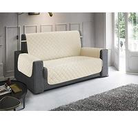 BIANCHERIAWEB Housse de canapé imperméable matelassée Python Imperial Fauteuil Crème