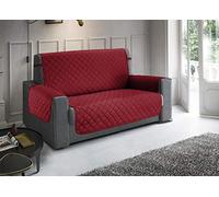 BiancheriaWeb Housse de canapé matelassée, imperméable, Anti-Taches, antidérapante, pour Fauteuil Bordeaux