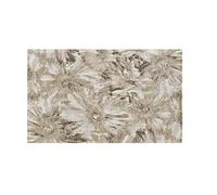 BIANCHERIAWEB Tapis de Salon Velour antidérapant Dis Fior Di Loto Couleur Taupe Suardi