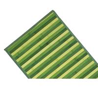 BIANCHERIAWEB Tapis en Bambou dégradé Vert, Tapis de Cuisine 50 x 180 cm, antidérapant 100% Bambou, Voie de Cuisine en matériau résistant, n'absorbe Pas Les Taches