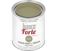 Bianco Forte - Vert Olive - (1L) - Peinture à la Craie & Vernis 2-en-1: Peinture Ultra Résistante pour Meubles, Armoires, Murs & Portes - Séchage Rapide, Intérieur/Extérieur, Finition Mate