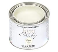 bianco Shabby® Chalk Paint Bianco Antico Peinture à la craie pour meubles et murs, effet vintage, shabby chic, extra mat (0,5 Litres)