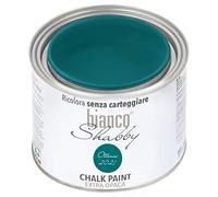 bianco Shabby® Chalk Paint Ottanio (2021) Peinture à la craie pour meubles et murs, effet vintage, shabby chic, extra mat (0,5 Litres)