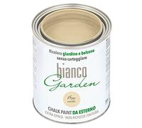 bianco Shabby Chalk Paint Peinture spéciale pour extérieur Beige Corda - BlancGarden - Recolore jardin et balcon sans ponçage (1 litre)
