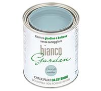 bianco Shabby Chalk Paint Peinture spéciale pour extérieur Carta da Zucchero - Recolore jardin et balcon sans ponçage (1 litre)