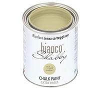 bianco Shabby® Chalk Paint Verde Antico Peinture à la craie pour meubles et murs, effet vintage, shabby chic, extra mat (1 Litre)