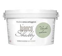 bianco Shabby® Chalk Paint Verde Salvia Peinture à la craie pour meubles et murs, effet vintage, shabby chic, extra mat (2,5 Litres)…