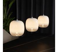 Bianemo MARAMARA Suspension LED ronde, 3 sources lumineuses, BBE00802WH4D,