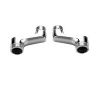 BiaoTeng Raccord Contre Coudé Douche,Raccord Laiton Coudé RéDucteur,Bras Pivotant RéGlable,Raccord Mural Contre Coudé,Raccord Excentré 1/2 3/4,Chrome A