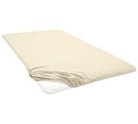 BIBERNA Drap-housse en jersey pour surmatelas (champagne, 90-100 x 200 cm)