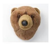 Bibib and Co - Peluche trophée ours brun Brun G