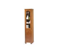 Bibliothèque 2 Portes Chêne Rustique - L 44.2 x l 33 x H 182.2 cm
