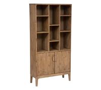 Bibliothèque 2 portes en bois SABOR - Beige