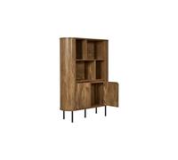 Bibliothèque 2 Portes "Heritage" 140cm Marron