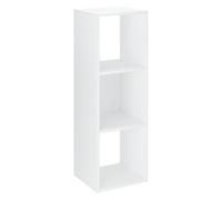 Bibliothèque 3 cases blanches Maxicubes