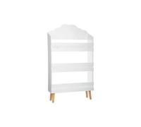 Etagère, bibliothèque blanche, armoire, étagère de rangement, organisateur - 3 niveaux, 58 x 18 x 100 cm