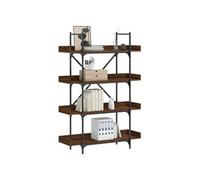 vidaXL Bibliothèque 4 niveaux - Chêne marron