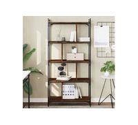 vidaXL Bibliothèque 5 niveaux chêne brun
