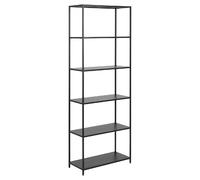 Bibliothèque 5 niveaux en Métal - H.185 cm - Noir