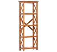 Bibliothèque 60x30x160 cm Bois massif d'acacia et finition miel