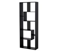 Bibliothèque 8 étagères multiformes noire jane
