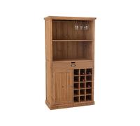Bibliothèque 96,5x46x178 cm en bois et métal - HUSTRIO
