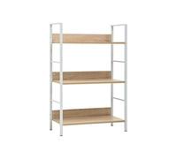 VIDAXL Bibliothèque à 3 niveaux chêne bois ingénierie