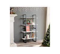 vidaXL Bibliothèque Blanc