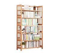 Bibliothèque à 6 Niveaux, étagère 150 cm, bibliothèque en Bois avec étagères Ouvertes, unités d'affichage for Salon, Chambre à Coucher, Bureau(L60cm)