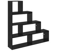 Bibliothèque autoportante moderne - vidaxl - Chêne noir - 143,5x29x143,5 cm - Bois d'ingénierie