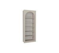 Bibliothèque avec 6 niches - Beige - CYMORA