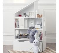 Bibliothèque avec espace de stockage