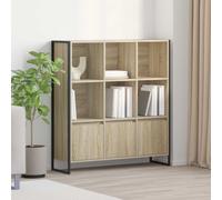 Vidaxl Bibliothèque 2 Pcs Chêne Noir 99,5 X 30 X 108,5 Cm